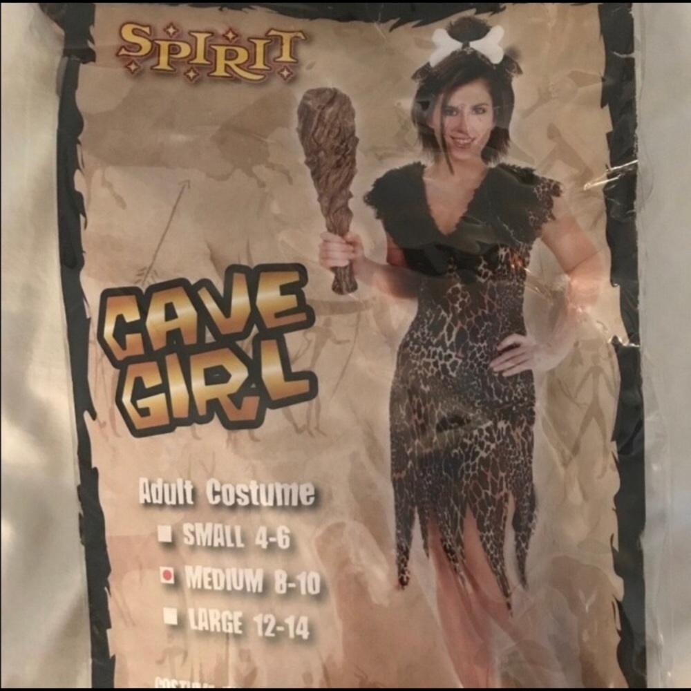 Halloween costume-cave girl